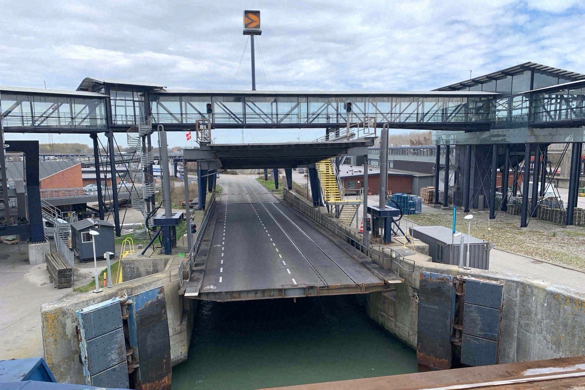 Anreise zum Hafen Rødby